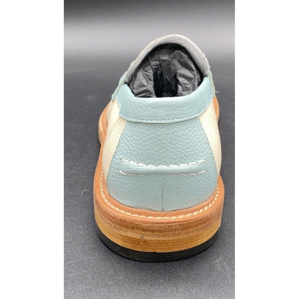 Boardwalk White Sands Leather Horse-Bit Loafers Men's 11 - Picture 14 of 16